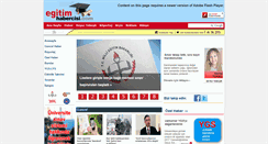 Desktop Screenshot of egitimhabercisi.com