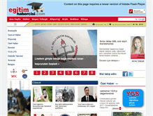 Tablet Screenshot of egitimhabercisi.com